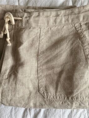 100% Linen Drawstring/Zip Shorts 10/12